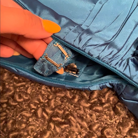 Retro Asymmetrical Peplum Cocktail Dress - Picture 6 of 8